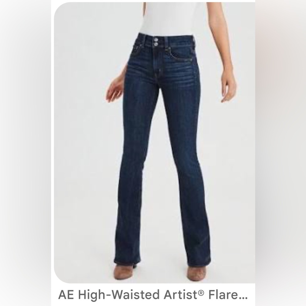 American Eagle Outfitters Blue Flare Jeans